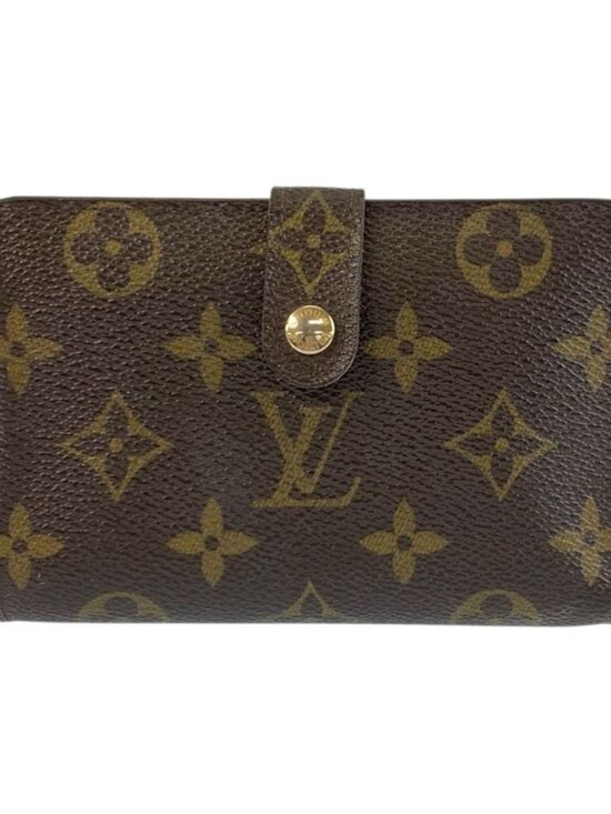 Louis Vuitton Handbags - Louis Vuitton Monogram Porte Monnaie Viet Viennois Brown Fold Wallet Compact